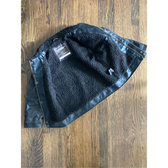 Hawke & Co. Toddler Boys 5 Faux Leather Aviator Jacket - Picture 10 of 11